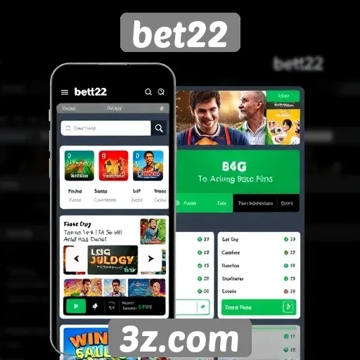 Experiência do usuário na interface do bet22